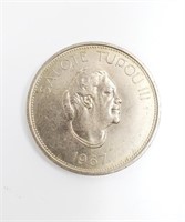 TONGA 1967 Pa'anga Crown Coin