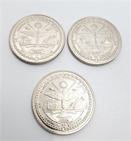 MARSHALL ISLANDS 3 Differend $5 Coins