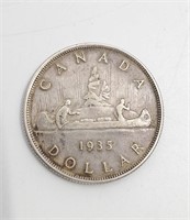 CANADA First Silver Dollar 1935