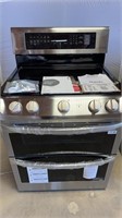 7.3 cu ft LG Electric True Double Oven Range w/