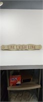 Wood sign wall decor