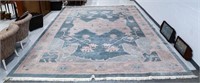 Large Tibetan Wool Rug ~12’X14’