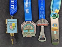JB Four Windermere Key West Marathon Medals