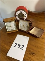 Lot of Travel Clocks