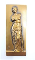 FRANCE Bronze Plaque depicting Venus de Milo