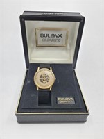 BULOVA Men's Quartz Wristwatch Masonic Design Face