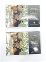 CANADA Specimen Coin Sets Young Wildlife  2013  -