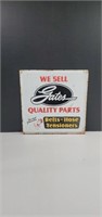 Used Gates Automotive Parts Metal Poster