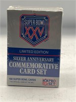 Pro Set Super Bowl XXV Silver Anniversary sealed