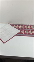 Quilted Handmade Table Runner 15.5X44