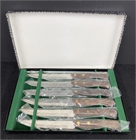 NIB Vintage Barlow Steak Knife Set