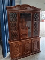 Lighted China Hutch 55x16x78