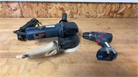 Bosch Corded sander and Battery Drill(No Battery)