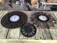(3) Decorator Clocks