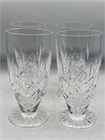 4 Waterford Lismore Crystal Iced Tea Glasses