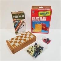 Travel Games - Cribbage - Chess - Backgammon