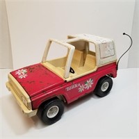1970s Tonka Bronco Hot Pink Daisy Jeep