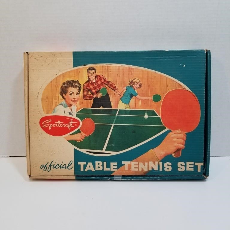 Vintage Sportcraft Table Tennis Set - Ping Pong