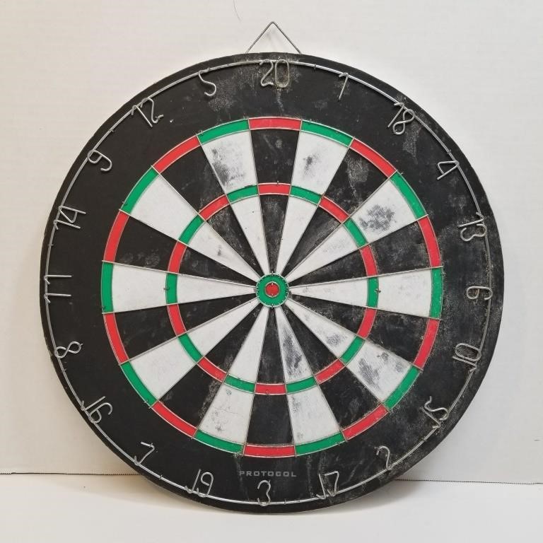 Vintage Protocol Dart Board 18" in Diameter