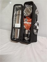 harley davidson thermos with silverware