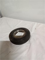 Vintage tire ashtray.