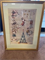 Vintage Reproduction Circus Poster