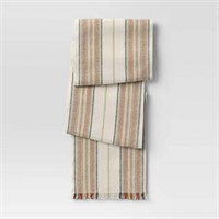 108x14 Striped Table Runner - Threshold