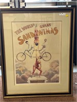 Vintage Sandwinas Circus Poster