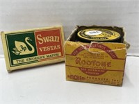 Swan Vestas The Smoker's Match Box  and Rootone
