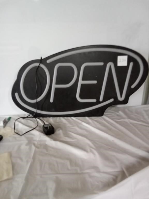 Open sign did not test