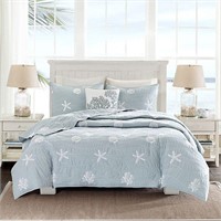 Harbor House Seaside 4-Piece Coverlet Set in Blue