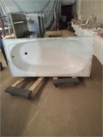 Fiberglass tub