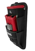 Professional 7 in. 3-Pocket Clip On Tool Belt Pouc