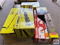 (5 pcs) assorted RYOBI, and Homelite tools