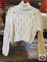 New (18 pcs) assorted sizes women Ivory knitted