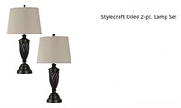 Stylecraft Oiled 2-pc. Lamp Set