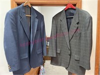 2 Gents dress jackets (46 short & reg)