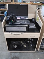 Register Desk, Register, Printer, Card Reader,