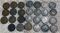 (27) Indian Heads 1880-1908