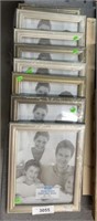 Eight picture frames