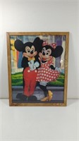 Walt Disney Mickey and Minnie Mouse Poster In
