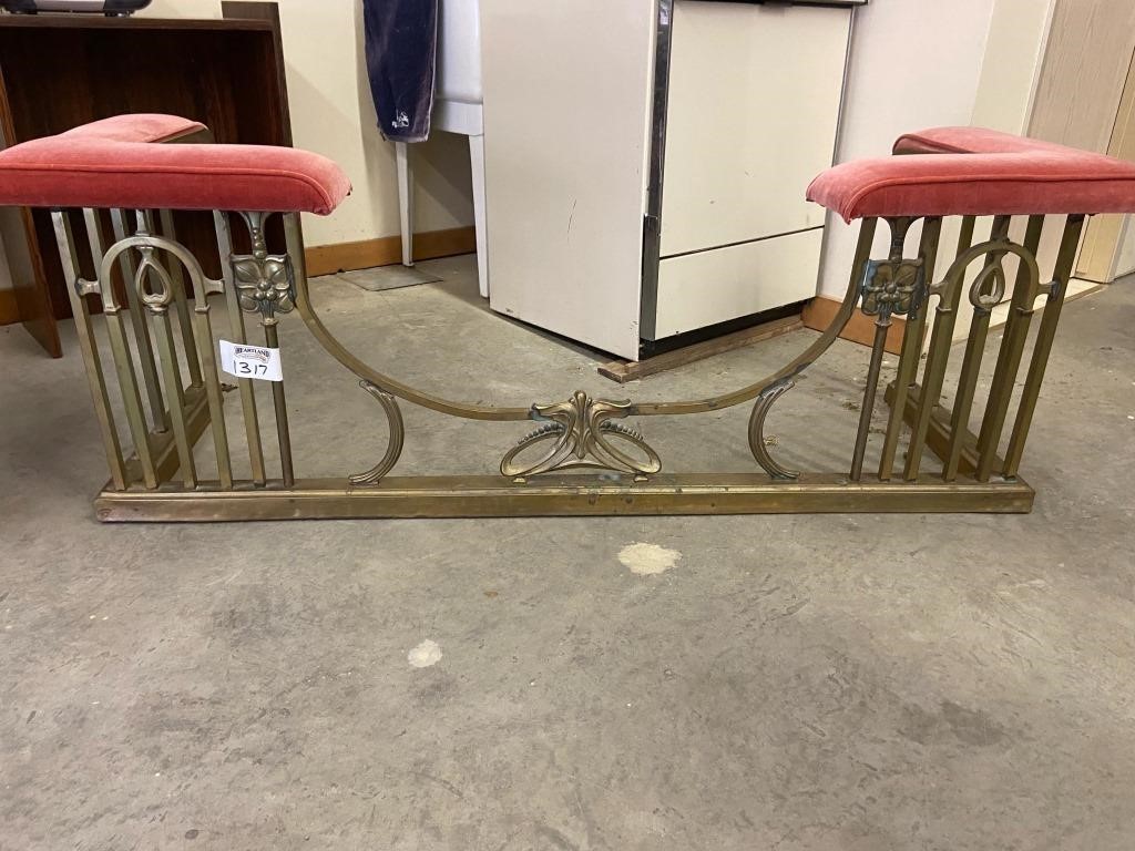 Antique Fireplace Seat