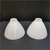Milk Glass Lamp Shades - Bridge Lamp Shades