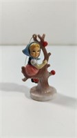 Vintage Hummel Girl in Apple Tree Ornament
