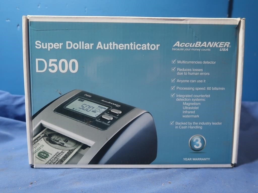 2 Cash Scan Dollar Bill Authenticators