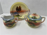 Noritake Hand Painted Japan Condiment Dish with