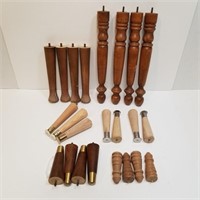 Wood Furniture Legs - Oak - Maple - Table Legs