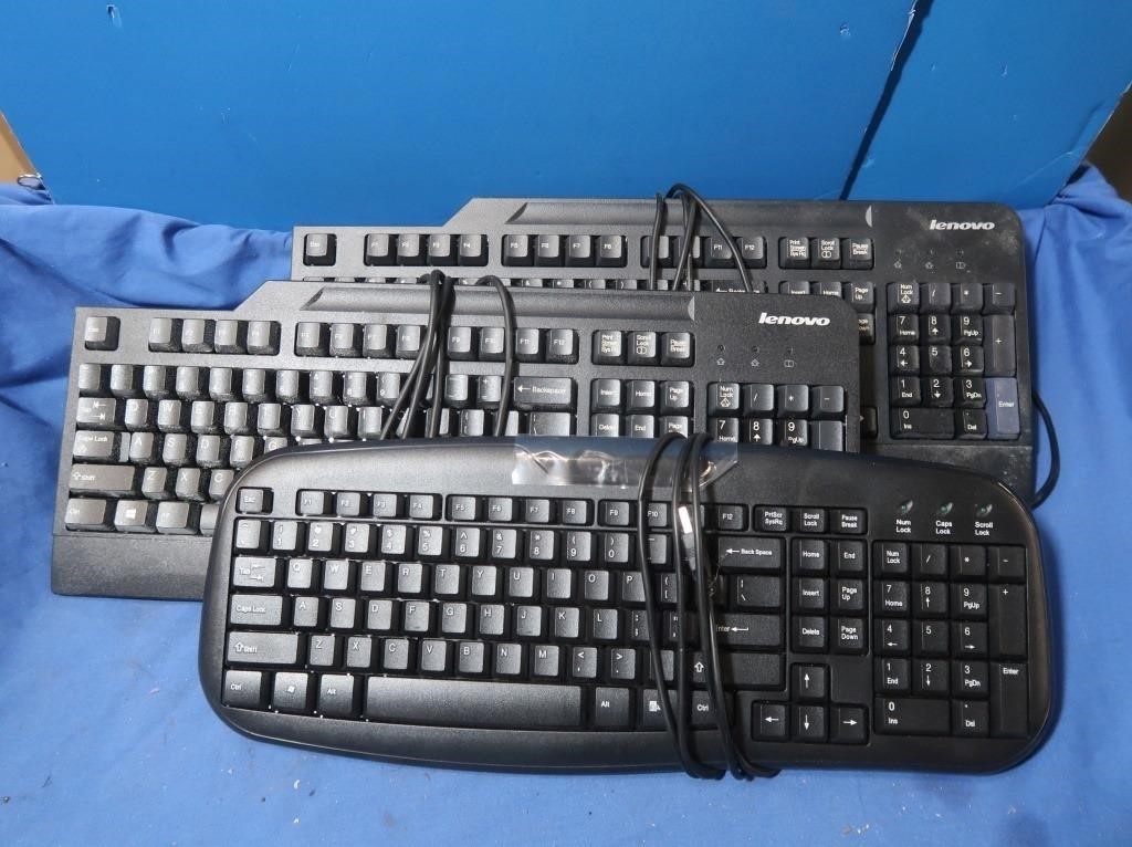 3 Computer Keyboards