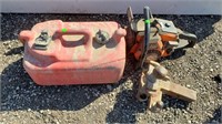 Olympic 23" Chain Saw, Boat Tank, & Hitch
