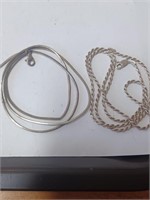 Marked 925 Necklace Lot-12.3g